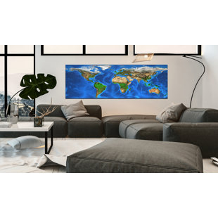 Other Maps Magnificent World Graphic Art 